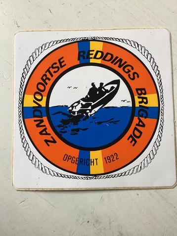 Sticker Zandvoortse Reddingsbrigade beschikbaar voor biedingen