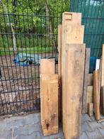 Grenen houten balken planken restanten 7 dikte teab, Tuin en Terras, Palen, Balken en Planken, Minder dan 180 cm, Ophalen of Verzenden