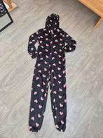 Hartjes onesie, Verzenden, Zo goed als nieuw, Maat 36 (S), Zwart