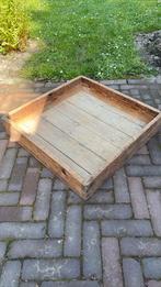 Dienblad hout  60-60-12 cm, Ophalen, Gebruikt, Vierkant, Hout