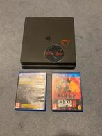 PS4 met 1tb en Red Dead Redemption 2 & Rainbow Six Siege, Ophalen of Verzenden, 1 TB, Met 1 controller, Original