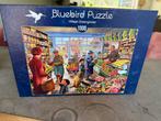 Bluebird puzzle - village greengrocer, Ophalen, 500 t/m 1500 stukjes, Zo goed als nieuw, Legpuzzel