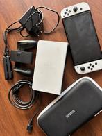 Nintendo switch OLED wit, Ophalen, Zo goed als nieuw, Met 1 controller, Switch OLED