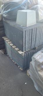 ca 15 m2 nieuwe tegels 40x40x4,5cm zwart, Ophalen, Nieuw, 10 m² of meer, Beton
