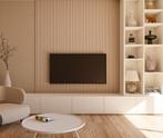 Akoestisch wandpaneel 60x240 cm kleur zand beige vilt, Ophalen of Verzenden, Nieuw, 25 tot 50 cm