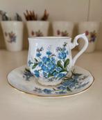 Kop en schotel Royal Albert Forget me not, Antiek en Kunst, Ophalen of Verzenden