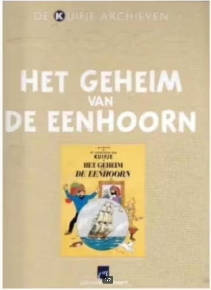 De Kuifje Archieven: Het geheim van De Eenhoorn, Eén stripboek, Ophalen of Verzenden, Zo goed als nieuw