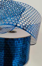 Blauw Metalen Lint - 50 Meter, Ophalen of Verzenden, Nieuw