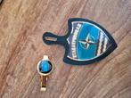 Militair STANAVFORCHAN dasspeld en badge Navo Nato insigne, Verzamelen, Ophalen of Verzenden, Landmacht, Nederland, Embleem of Badge