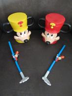 Disney beker met lepel, mickey mouse en minnie mouse, zgan, Verzamelen, Disney, Ophalen of Verzenden, Mickey Mouse, Zo goed als nieuw
