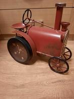 Tractor Tafelklok van Upcycling Metaal, Ophalen of Verzenden, Nieuw, Analoog, Wekker of Tafelklok