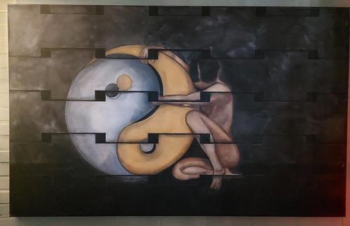 PAINTING *balance* 100x160x3D, Antiek en Kunst, Kunst | Schilderijen | Modern, Ophalen