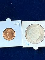 Gouden tientje 1897, Postzegels en Munten, Munten | Nederland, Setje, Goud, Ophalen of Verzenden, Koningin Wilhelmina