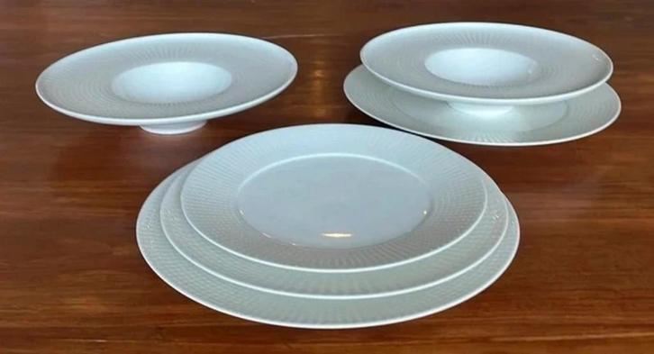 6 Ariane fine Porcelain grote borden, Huis en Inrichting, Keuken | Servies, Zo goed als nieuw, Bord(en), Overige stijlen, Porselein