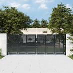 Poort 300x125 cm staal antracietkleurig, Tuin en Terras, Ophalen of Verzenden, Nieuw, IJzer