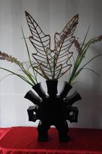 Tulpenvaas zwart xl  hoog 48 cm breed 42cm, Huis en Inrichting, Woonaccessoires | Vazen, Ophalen of Verzenden, Zwart, Kunststof