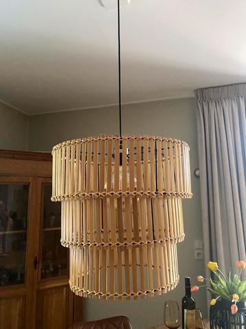 Hanglamp bamboe Ibizastijl beschikbaar voor biedingen