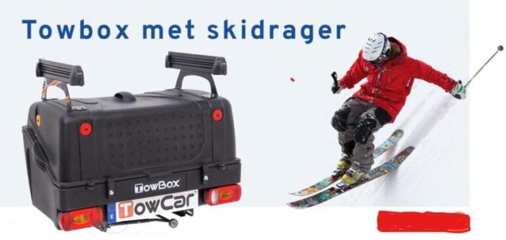 Skihouders voor Towbox V1, nu voor €169,50 in Doorn, Auto diversen, Dakkoffers, Nieuw, Ophalen