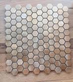 Mozaïek tegels dune reflecties hexagon 29x30,5 cm brons/kope, Nieuw, 20 tot 40 cm, Minder dan 5 m², Wandtegels