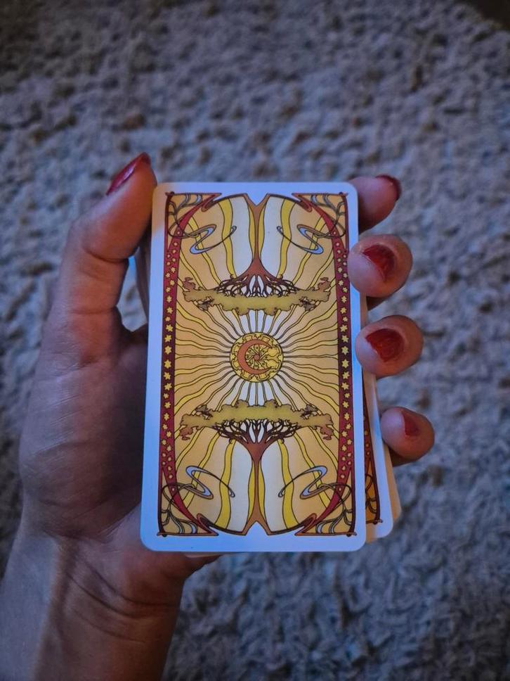 Art Nouveau Tarot Set - Zo goed als nieuw, Boeken, Esoterie en Spiritualiteit, Zo goed als nieuw, Overige typen, Tarot of Kaarten leggen