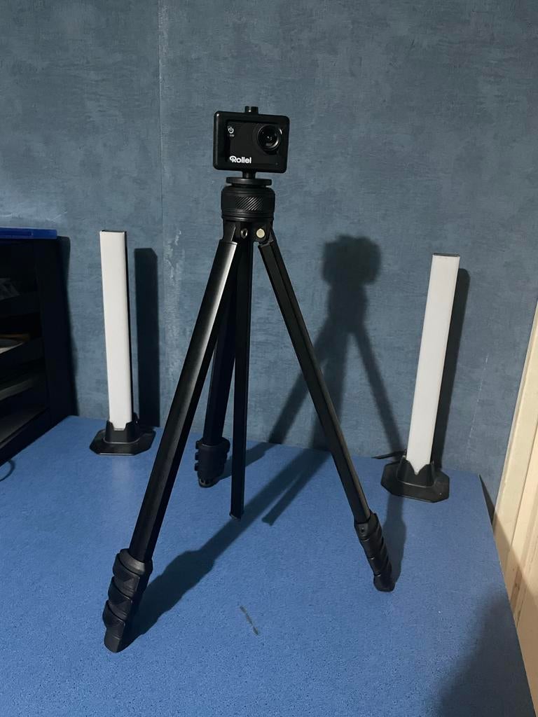 Rollei Action Cam met Statief, Ophalen, Waterdicht, Gebruikt