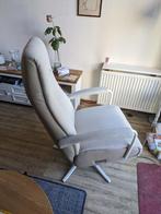 Relax fauteuil, Licht gekleurd, Gebruikt, Stof, 75 tot 100 cm
