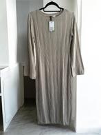 H&m nieuw dames creme beige midi lange jurk s 36, H&M, Beige, Nieuw, Ophalen of Verzenden