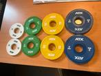 Atx fractional olympische halter schijven 0,5-2 kg gewichten, Halterschijven, Gebruikt, Halter schijven, Ophalen of Verzenden