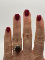 A914 Prachtige zilveren ring tijgeroog (verstelbaar), Sieraden, Tassen en Uiterlijk, Ringen, Ophalen of Verzenden, X, Met edelsteen