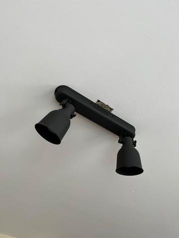 Hektar 2 spots | Donkergrijs | Plafondrail | Incl. 2 lampen beschikbaar voor biedingen