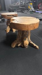 Boomstam tafel, Ophalen, Zo goed als nieuw, Rond, Minder dan 50 cm