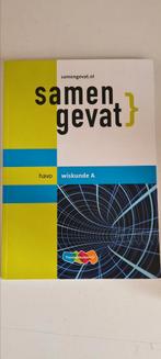 F.C. Luijbe - Samengevat havo Wiskunde A, HAVO, Ophalen of Verzenden, Nederlands, F.C. Luijbe