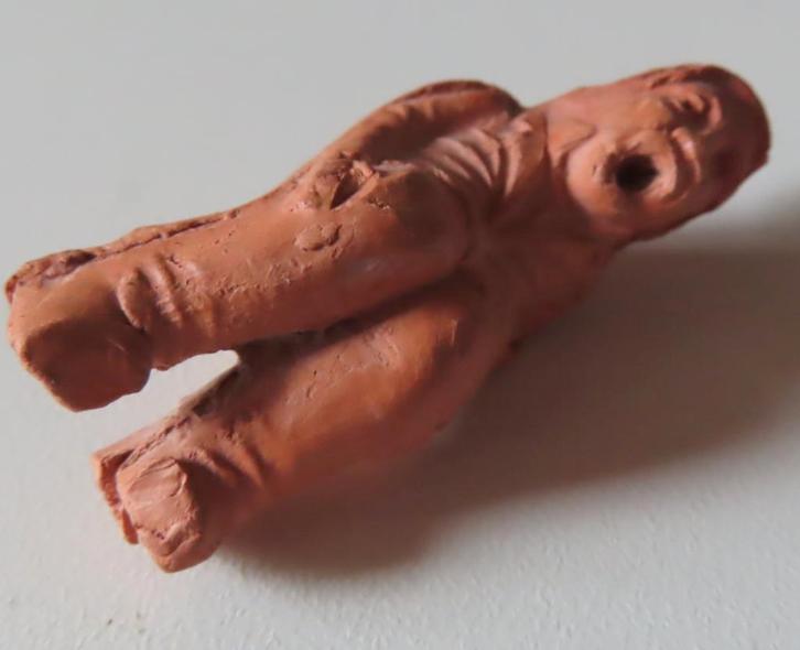 Uit inboedel: Kakkertje pijpaarde,Jan Klaassen,ca 1900 Fran, Antiek en Kunst, Antiek | Speelgoed, Verzenden