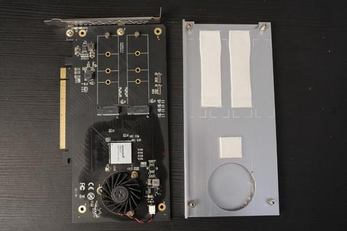 Mac Pro supersnelle dual nvme pci adapter – Syba SI-PEX40129, Computers en Software, Netwerkkaarten, Gebruikt, Intern, Ophalen of Verzenden