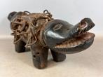 250859 Afrikaans Fetisch Bakongo Nkisi Nkondi dubbel honde, Antiek en Kunst, Kunst | Niet-Westerse kunst, Ophalen of Verzenden