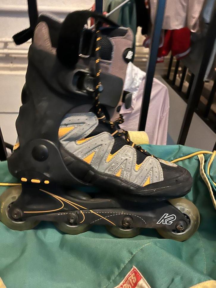 K2 Softboot Rollerskates + Protectie + Cruyff Tas, Sport en Fitness, Skeelers, Gebruikt, Inline skates 4 wielen, K2, Ophalen of Verzenden