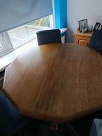 8 hoekige eettafel, Huis en Inrichting, Ophalen, Zo goed als nieuw, 4 tot 6 stoelen