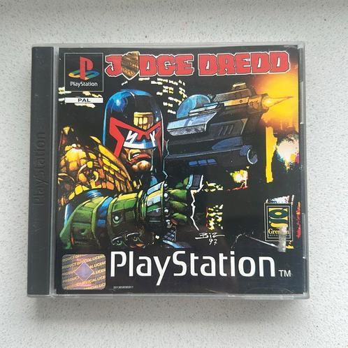 PS1 Judge Dredd incl. bon, Spelcomputers en Games, Games | Sony PlayStation 1, Zo goed als nieuw, Avontuur en Actie, 1 speler