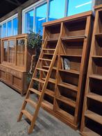Prachtige teakhouten boekenkast / bibliotheekkast / wandkast, Ophalen, Zo goed als nieuw, X, X