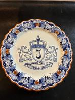 Delftsblauw Wandbord 25,5cm Juliana Regina Handgeschilderd, Ophalen of Verzenden