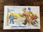 Ansichtkaart humor cartoon trein spoorwegen te laat!, Overige thema's, Ophalen of Verzenden, 1920 tot 1940