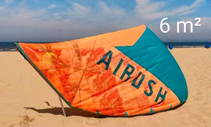 Airush Ultra V2 6m² – Kitesurf Kite – In Goede Staat, Watersport en Boten, Kitesurfen, Geen board, Ophalen of Verzenden