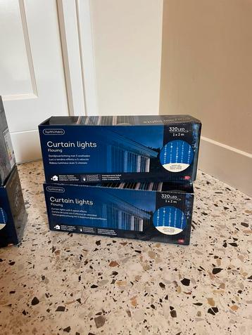Kerstverlichting gordijn LED warm wit beschikbaar voor biedingen