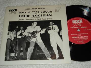 Eddie Cochran   Ep  Walkin Stick Boogie     Orgineel  beschikbaar voor biedingen