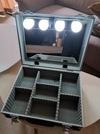 Makeup koffer make-up beautycase met lampen, Ophalen of Verzenden, Nieuw, Zwart