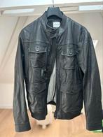 Leren Bikerjas vEXCLUSIEF ARMANI Maat 52 (IT) Echt prachtig, Kleding | Heren, Ophalen of Verzenden, Zo goed als nieuw