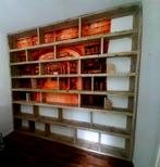 Boekenkast wandkast wandmeubel maatkast maatwerk hout, Ophalen, Nieuw, Overige materialen, Met klep(pen)