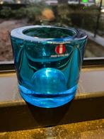 Iittala kivi waxinelichtje sky blue, Ophalen of Verzenden, Blauw, Overige materialen, Minder dan 25 cm
