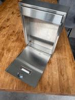 RVS Brievenbus met Slot, Tuin en Terras, Brievenbussen, Ophalen of Verzenden, Gebruikt, Rvs, Inbouw