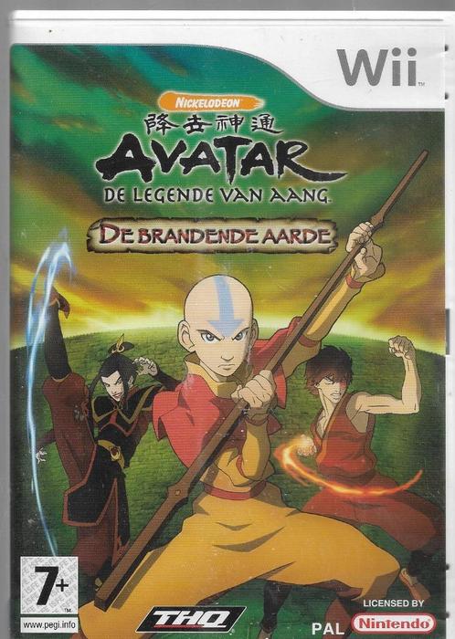 Avatar The legend of Aang De brandende aarde (wii), Spelcomputers en Games, Games | Nintendo Wii, Zo goed als nieuw, Avontuur en Actie